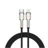 Cabo USB C para iPhone lightning Baseus PD 20W 1 m cafule metal - 2
