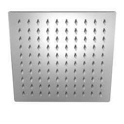 Ducha Chuveiro Quadrado 30x30 Slim Inox Completo C/Desviador - 3