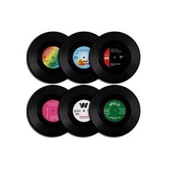 Porta-copos de Disco de Vinil Retro - 5