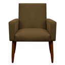 Ver imagem 2 de Kit 4 Poltronas para Sala Pés de Madeira Nina Claro
