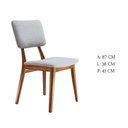Ver imagem 6 de Conjunto de Sala 6 Cadeiras Liza com Mesa 1,80m - Madeira Tauari Maciça Encosto e Assento Estofados