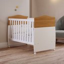 Ver imagem 2 de Berço Mini Cama Conforto 100% Mdf Nature/branco - Permóbili
