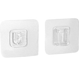 Gancho Plástico Dupla Face 60X60mm Vonder - 1
