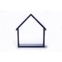 Ver imagem 4 de Kit com 3 nichos decorativos tipo casinha em MDF trio cor cinza