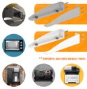 Ver imagem 4 de Suporte para Forno Microondas F-Decor Branco Multivisão