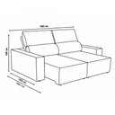 Ver imagem 5 de Sofá Price 2 Lugares 1,80m Linho Shop Das Cabeceiras.