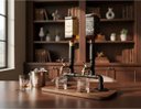 Ver imagem 1 de Dispenser Dosador Serve Bebidas Drinks Whisky Bar Adega Estilo Industrial Preto Laca