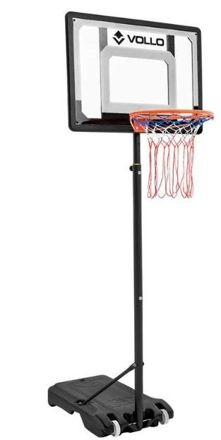 Tabela de Basquete Portátil Altura Ajustável até 2,10m Aro 38cm Vollo - 2