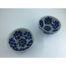 Conjunto de 2 bowls (pequenos) feito e pintado a mão - 3