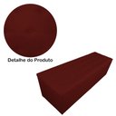 Ver imagem 4 de Calçadeira Recamier Baú Casal Super King 195cm Juliana Suede Bordô