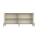 Ver imagem 4 de Balcão Buffet 180cm Porta Lisa 100% Mdf com Pés em Metal