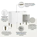 Ver imagem 6 de Balcão de Cozinha 3 Portas 1 Gaveta 120cm Magnólia Yescasa