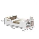 Ver imagem 3 de Cama Infantil Montessoriana com Colchão e Nicho Sapateira Branco