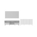 Ver imagem 6 de Rack com Painel para Tv até 65 Polegadas e Aparador 4 Portas Retrô Multimóveis Mp1095 Branco