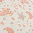 Ver imagem 3 de Tapete Infantil Antiderrapante Borboletas Retangular Era Uma Vez