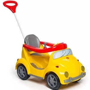Quadriciclo Infantil Fusca Fouks Calesita - Amarelo