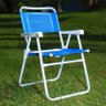 Cadeira De Praia Piscina Dobrável Master Azul Ref 2003Mor - 2