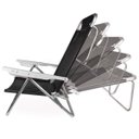 Ver imagem 2 de Cadeira Reclinável Sol de Verão Preta Ref 2155Mor