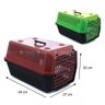 Caixa Transportadora de Animais 30 x 27 x 48 cm - Alvorada - Vermelho escuro - 2