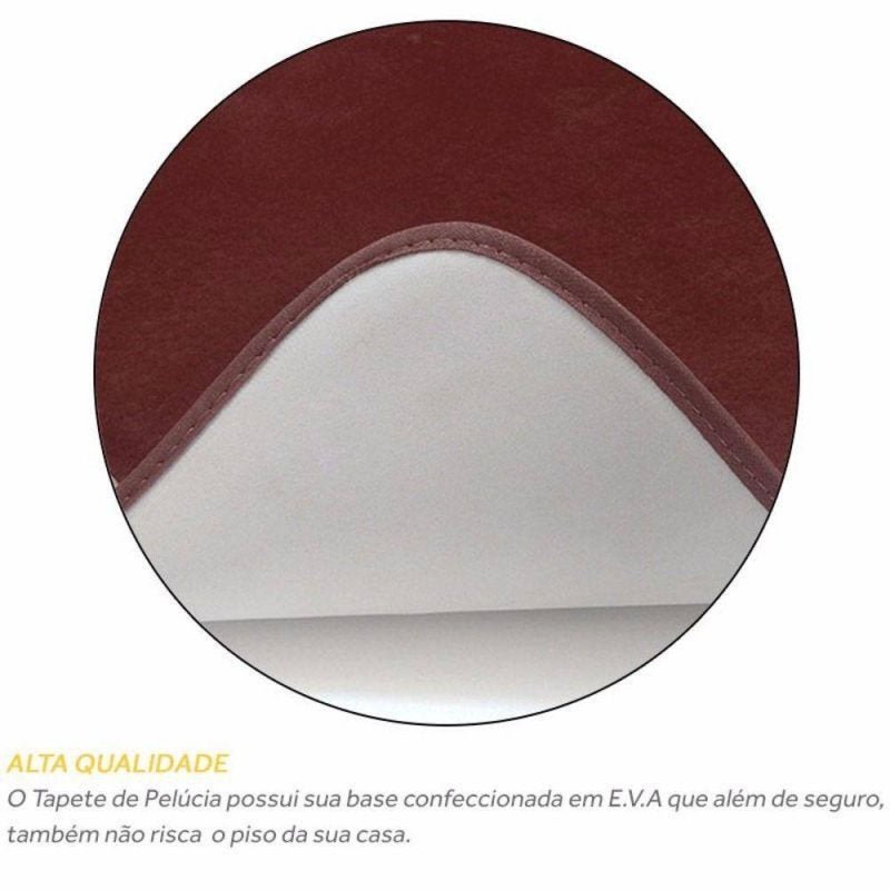 Kit Tapetes de Cozinha Bordado Antiderrapante Coruja 3 Peças - Vermelho - 5