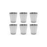 Copo Mini Aço Inox 30ml Cafe Molho Sobremesa Aperitivo 6un - 1