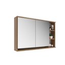 Ver imagem 2 de Armário Espelheira de Banheiro 90cm com 2 Portas Solaris EP400 Yescasa