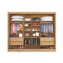 Ver imagem 2 de Guarda Roupa Casal 2 Portas 4 Gavetas - Verona-amêndoa - Made Marcs