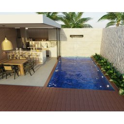 Deck Régua em Wpc Cor Cumaru 0,406m² (2,90m X 14cm) - 6