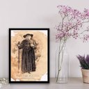 Ver imagem 2 de Quadro Decorativo Padre Cícero 33x24cm:Madeira branca