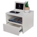 Ver imagem 2 de Mesa de Cabeceira 30cm 100% Mdf Embaixo