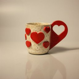 Caneca Corações Grande - 1