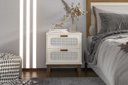 Ver imagem 3 de Mesa Para Quarto Indiana Criado Santorini Offwhite 45cm