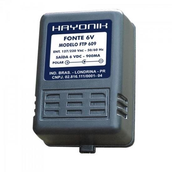 Fonte FTP-609 C- 6VDC 900MA Hayonik - 1