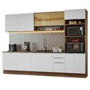 Ver imagem 2 de Armário de Cozinha Completa 310cm Stella Madesa 02 Rustic/branco