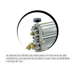 Cilindro Manual Para Massas Em Aço Cromado Mirella - 35cm - 4
