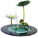 Ver imagem 2 de Fonte de Água Cascata Decorativa Metal Sapo Decoração Jardim Casa(Ft-Q)