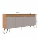Ver imagem 3 de Buffet Aparador para Sala de Jantar 4 Portas 180cm