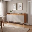 Ver imagem 1 de Buffet Aparador para Sala de Jantar 4 Portas 180cm