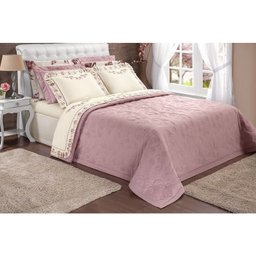 Jogo de Cama Casal Queen Yasmin Percal 200 Fios 04 peças Palha - Casaborda - 3