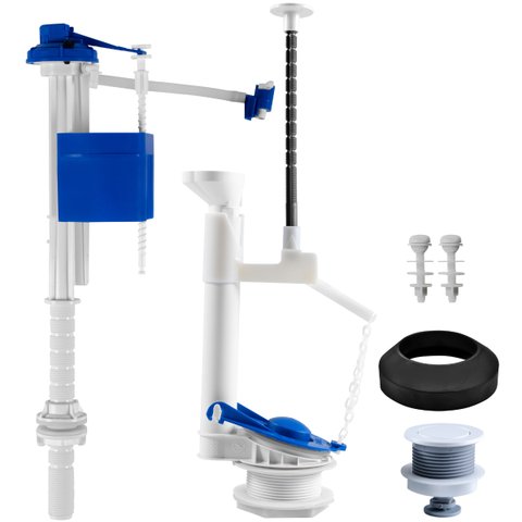 Kit Mecanismo Reparo Completo Entrada e Saída Universal com Boia Acoplada P/ Caixa Descarga | Astra