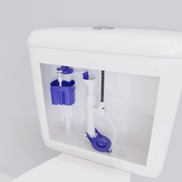 Kit Mecanismo Reparo Completo Entrada e Saída Universal com Boia Acoplada P/ Caixa Descarga | Astra - 8