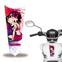 Ver imagem 1 de Adesivo Faixa Gravata Tanque Moto Cg 160 150 Titan Fan Cobra Motoparts Rosa Menina