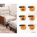 Ver imagem 3 de Poltrona Reclinável com Puff Catena - King House