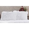 Kit Cobre Leito Casal Queen Lua de Mel 07 Peças Branco - Casaborda - 2