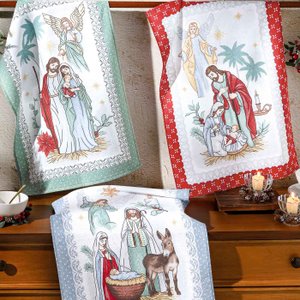 Kit 3 Pano Prato Copa Cozinha Dohler 100% Algodão Natal 103