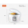 Panela de Arroz Elétrica 5 Xícaras Mondial Bianca Rise 5 400w – 220v – Branco - Npe-05-5x - 8