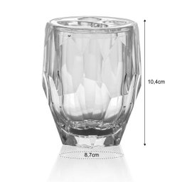 Porta Escovas e Creme Dental Acrílico - Diamond - 4