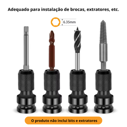 Adaptador de Chave de Impacto P/ Bts 1/2 Pol Fg Fortg Lith - 5