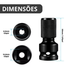 Adaptador de Chave de Impacto P/ Bts 1/2 Pol Fg Fortg Lith - 4