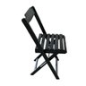 Cadeira Dobrável de Madeira Preto - 2
